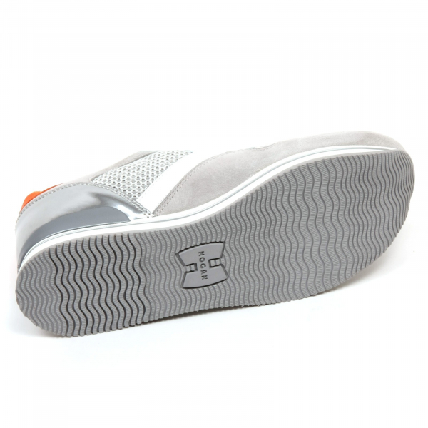 C7514 sneaker donna HOGAN H222 scarpa bianco/grigio shoe woman