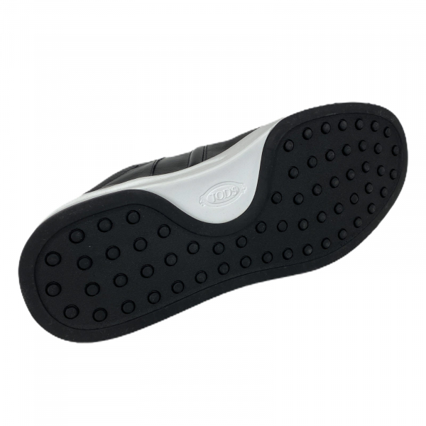 C76 sneaker uomo TOD'S ALLACCIATA black leather shoe man