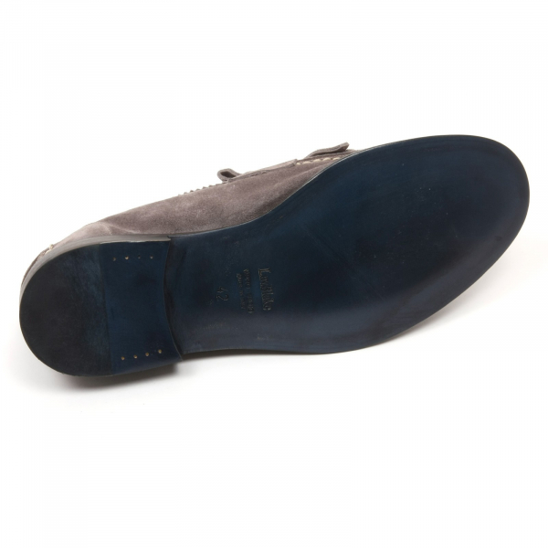 C7800 mocassino uomo CARACCIOLO 1971 scarpa grigio vintage loafer shoe man