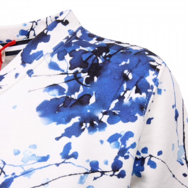 C8630 felpa donna ALTEA blu sweatshirt cotton blue woman