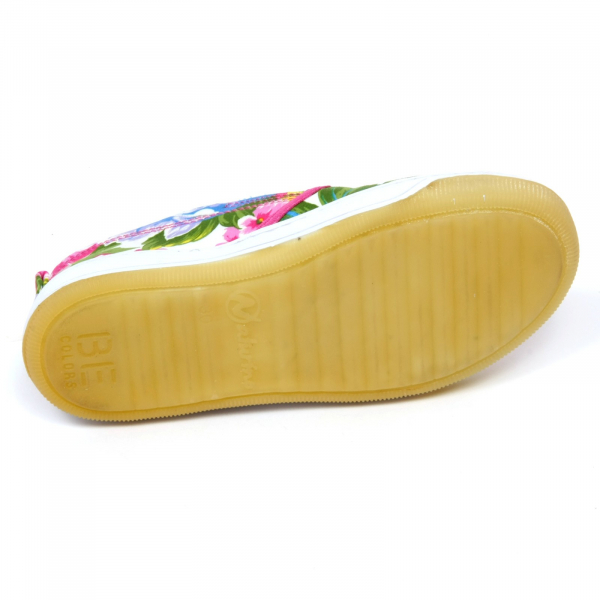 C9746 sneaker bimba NATURINO scarpa multicolore fiore slip on shoe kid girl