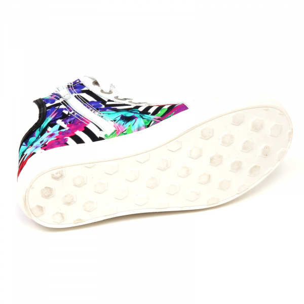 D0656 sneaker bimba CULT BOWIE MID scarpa bianco shoe kid girl