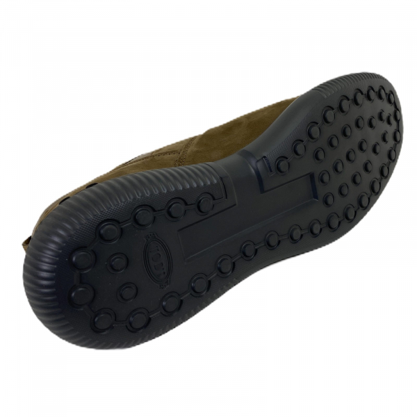 D09 sneaker uomo TOD'S No_Code light brown nabuk shoe man