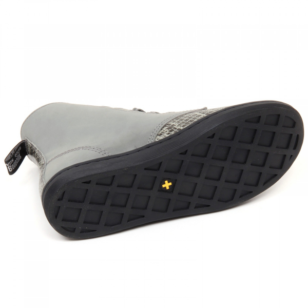 D1666 sneaker donna DR MARTENS SCRATCHED GREY shoe woman