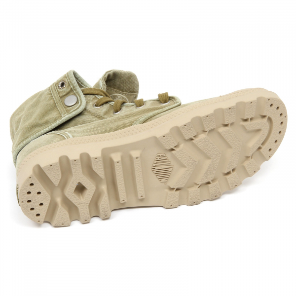 D2102 sneaker donna PALLADIUM BAGGY scarpe verde vintage shoe woman