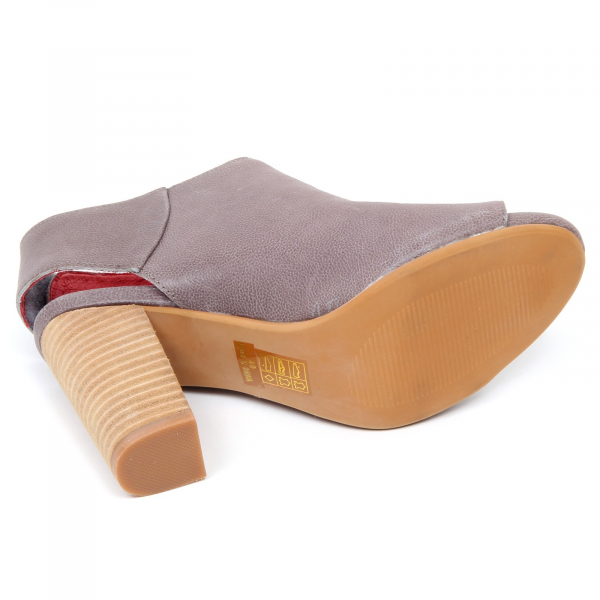 D2182 sandalo donna JEFFREY CAMPBELL QUEBEC grigio/tortora vintage shoe woman