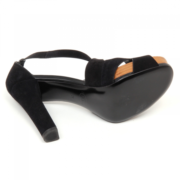 D2296 sandalo donna TOD'S scarpa nero sandal shoe woman