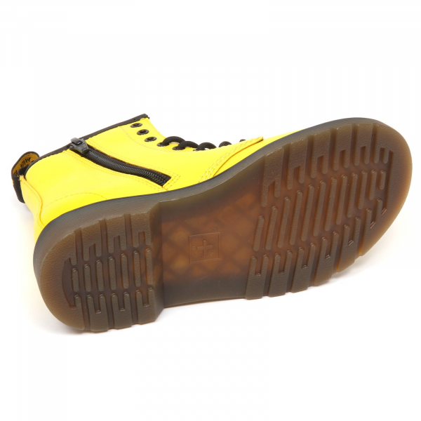 D3004   anfibio bimbo DR. MARTENS giallo boot shoe kid unisex