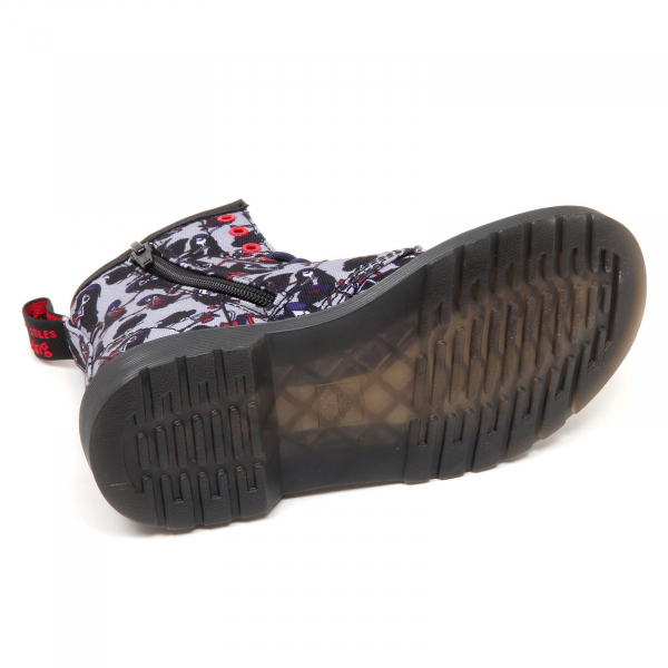 D3800 (without box) anfibio bimba DR. MARTENS viola cartoon boot shoe kid