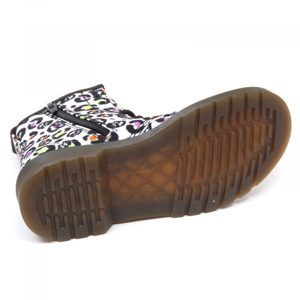 D3860 (without box) anfibio bimba DR. MARTENS nero leopardato boot shoe kid