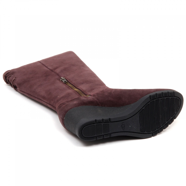 E0116 (SAMPLE NOT FOR SALE WITHOUT BOX) stivale donna brown UGG suede boot woman