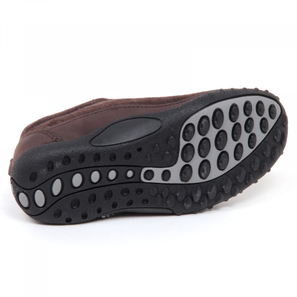 E0484 sneaker bimbo brown MERRELL scarpe strappo shoe kid boy