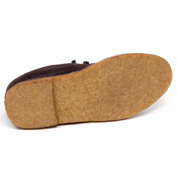 E0602 polacchino uomo brown SUN 68 scarpa suede boot shoe man