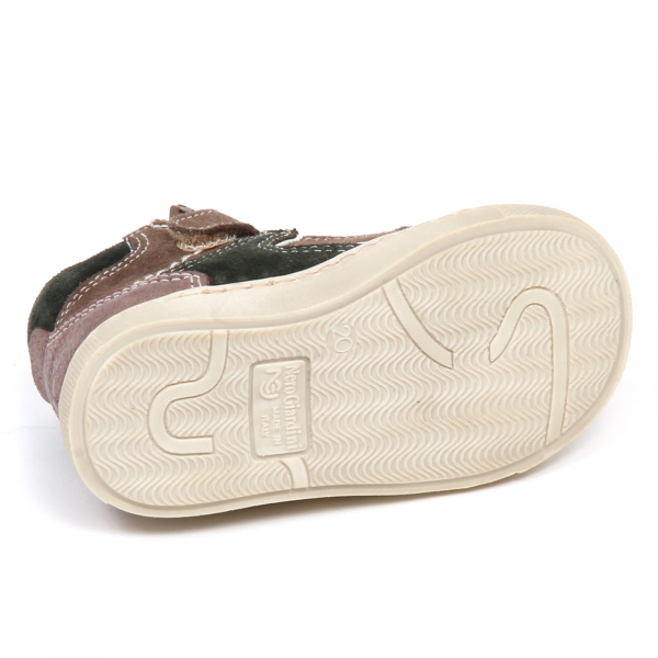 E2128 sneaker bimbo taupe/green NERO GIARDINI JUNIOR scarpe shoe kid baby boy