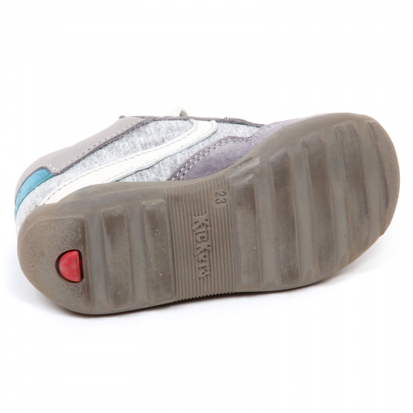 E2258 sneaker bimbo tissue KICKERS ERVE scarpe grey shoe kid baby boy