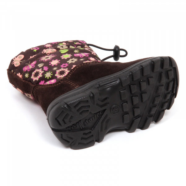 E3588 doposci bimba brown NATURINO RAIN STEP stivale primi passi boot baby girl