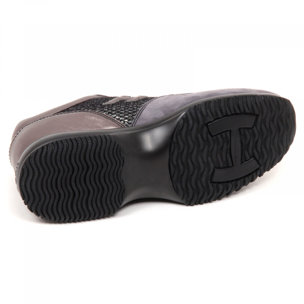 E4552 sneaker donna grey HOGAN INTERACTIVE scarpe H 3D paillettes shoe woman