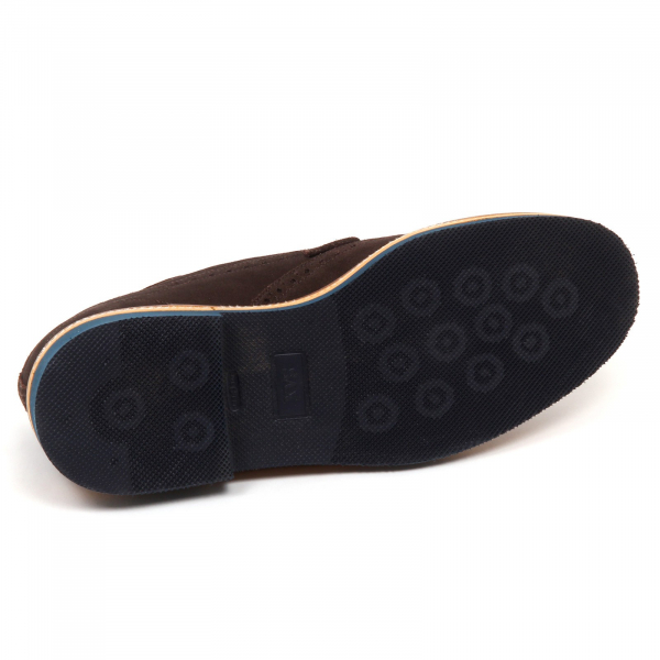 E4612 scarpa inglese uomo brown SAX scarpe suede shoe man