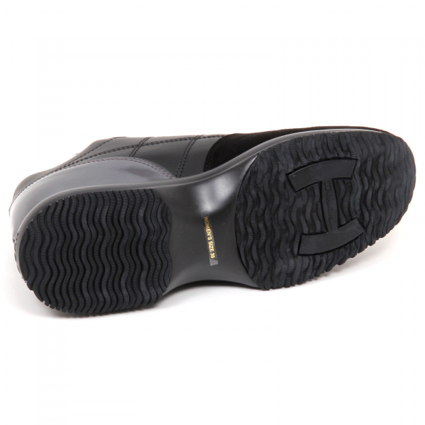 E4818 sneaker donna nero HOGAN INTERACTIVE scarpe interno ecopelo shoe woman