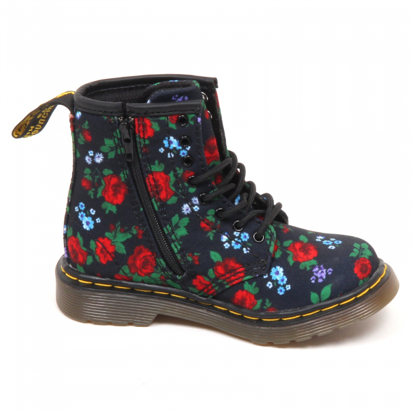 E4958 (WITHOUT BOX) anfibio bimba tissue DR. MARTENS blu shoe boot kid girl