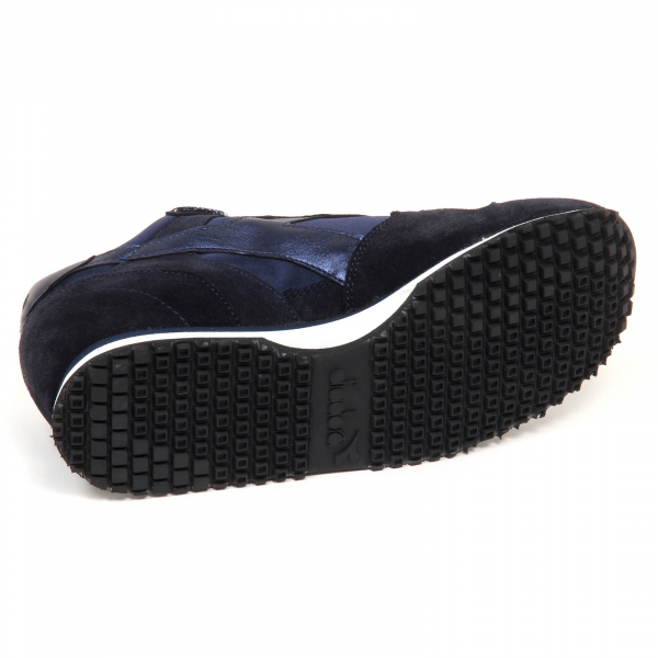 E6890 sneaker donna blu DIADORA HERITAGE TRIDENT scarpe suede/satin shoe woman