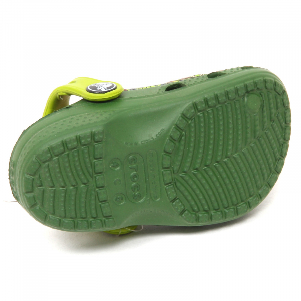 E7018 sandalo bimbo CROCS green rubber sandal shoe kid