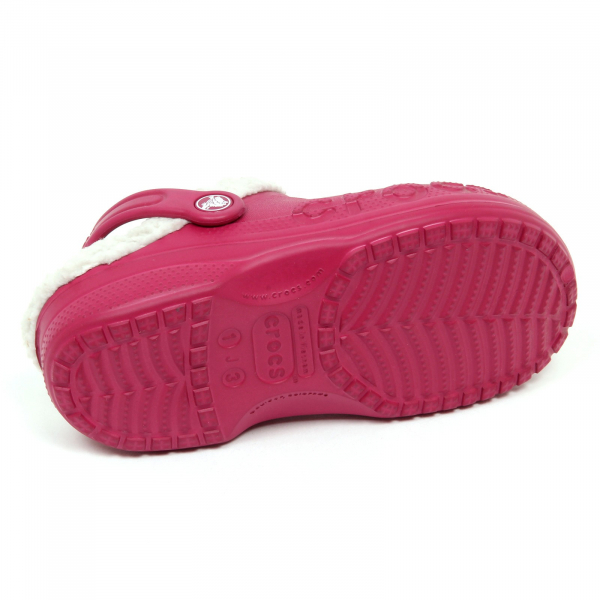 E7080 sandalo bimba CROCS dark pink rubber sandal shoe kid girl