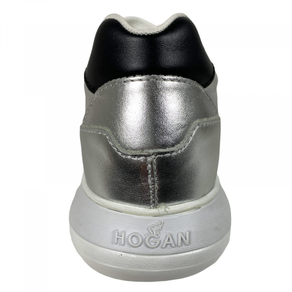 E70 sneakers donna HOGAN H371 INTERCTIVE3 silver shoes women