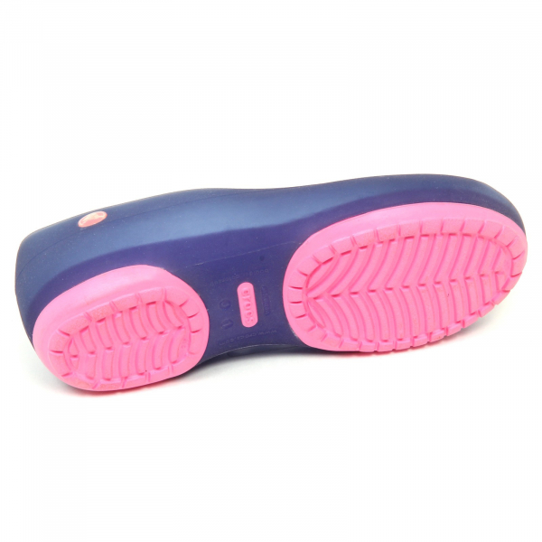 E7116 sandalo bimba CROCS purple pink rubber sandal shoe kid