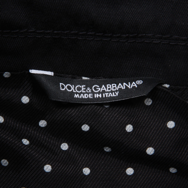 E7152 giacca uomo DOLCE & GABBANA cotton/flax black jacket coat men