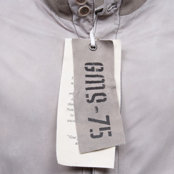E7166 giubbotto uomo GMS-75 beige suede/cotton jacket men