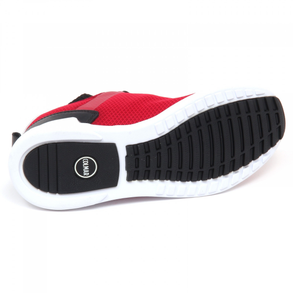 E7428 sneaker uomo COLMAR MACCHIATA SULLA PUNTA red shoe man