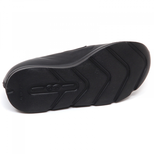 E7588 mocassino donna black UNO 8 UNO 181 SIBY slip on loafer shoe woman