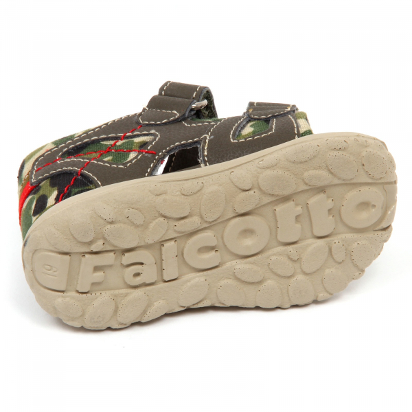 E7616 sandalo bimbo green FALCOTTO NATURINO scarpe primi passi shoe baby boy