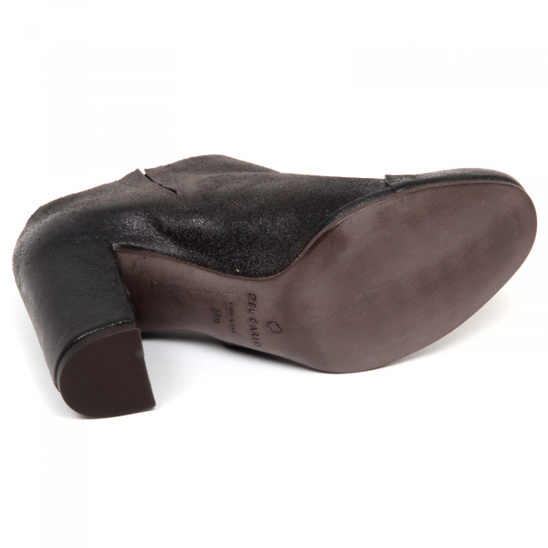 E7728 tronchetto donna dark grey DEL CARLO  vintage effect   boot woman