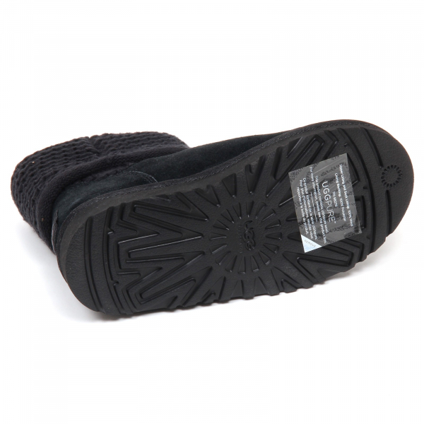 E7948 stivale bimba girl black UGG K DARRAH scarpe suede/wool boot shoe