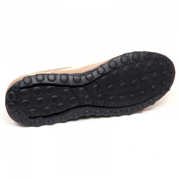 E7976 (WITHOUT BOX) sneaker uomo beige/gold CCILU HORIZON slip on shoe man