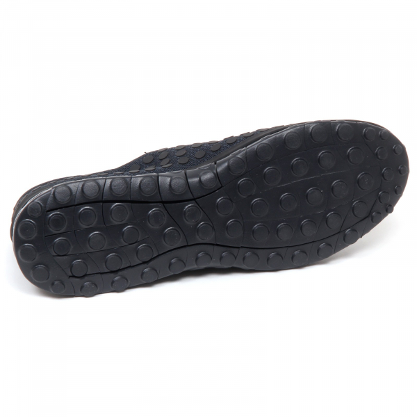 E8000 (WITHOUT BOX) sneaker uomo rubber/tissue CCILU blu/black slip on shoe man