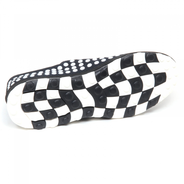 E8004 (WITHOUT BOX) sneaker uomo rubber/tissue CCILU blu/white slip on shoe man