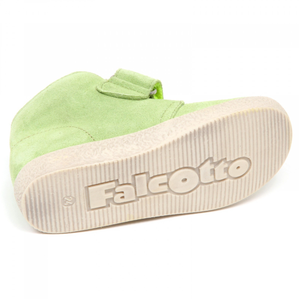 E8610 sneaker bimbo green lime FALCOTTO BOY scarpe strappo shoe boy