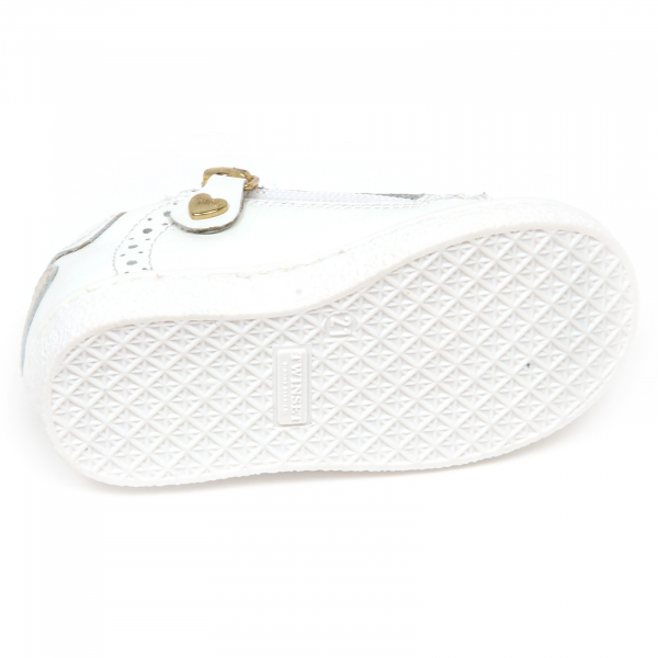 E8886 sneaker bimba girl TWIN-SET white/silver scarpe shoe baby