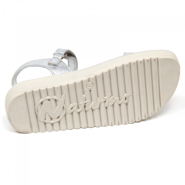 E9284 sandalo bimba girl silver NATURINO scarpe shoe sandal