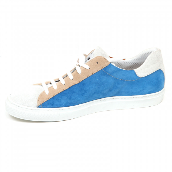 E9384 sneaker uomo multicolor OFFICINA 36 scarpe suede shoe man