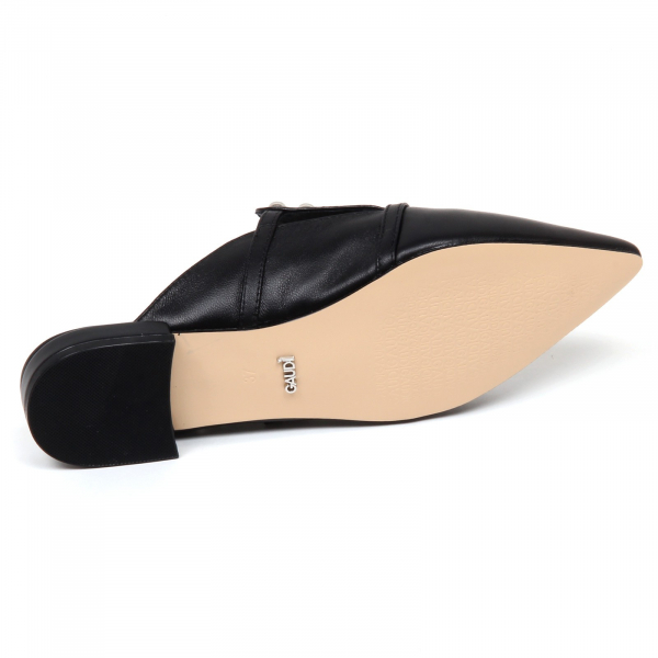 E9542 sandalo donna black GAUDI’ scarpe borchie sabot shoe woman