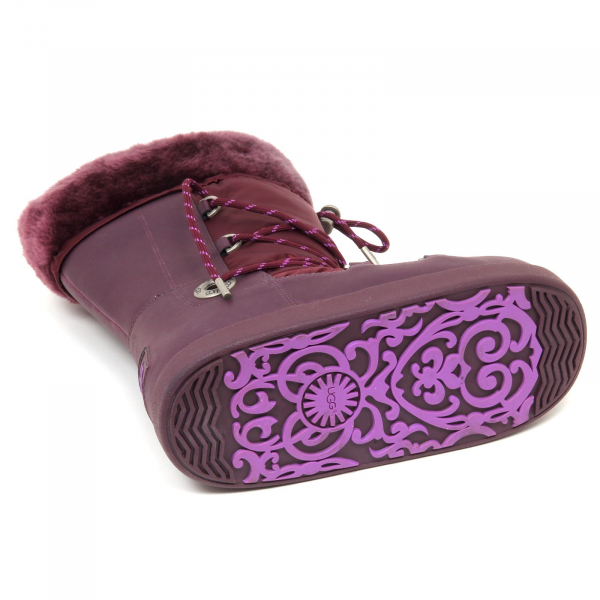 E9590 (SAMPLE NOT FOR SALE NO BOX) doposci donna purple UGG stivale boot woman
