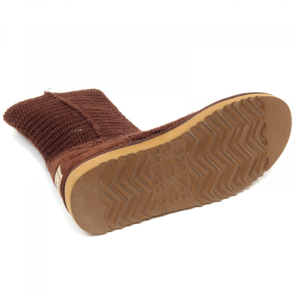 E9684 (NO BOX) stivale donna brown UGG scarpe wool/suede boot shoe woman