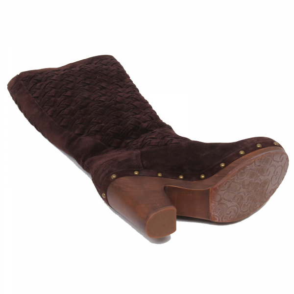 F0148 (NO BOX) stivale donna dark brown UGG scarpe suede boot shoe woman
