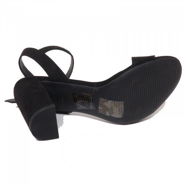 F1030 sandalo donna black STEVE MADDEN scarpe eco suede shoe woman