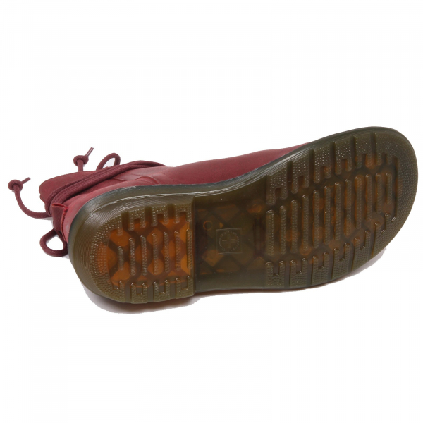 F1232 (NO BOX) scarpa donna red DR. MARTENS effect vintage boot shoe woman