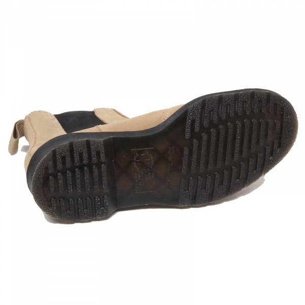 (NO BOX) beatles donna beige DR. MARTENS scarpe suede boot shoe woman